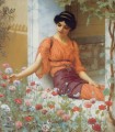 Summer Flowers 1903 Neoclassicist lady John William Godward